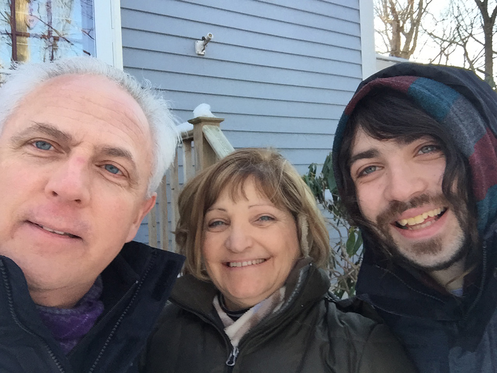 Selfie of Mom, Dad and Jeremy James VanDyne
