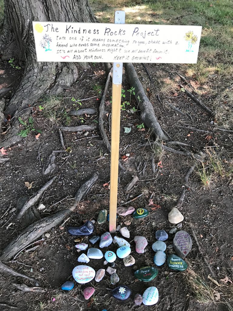 Photo of Kindness Rocks Project at Bird Park